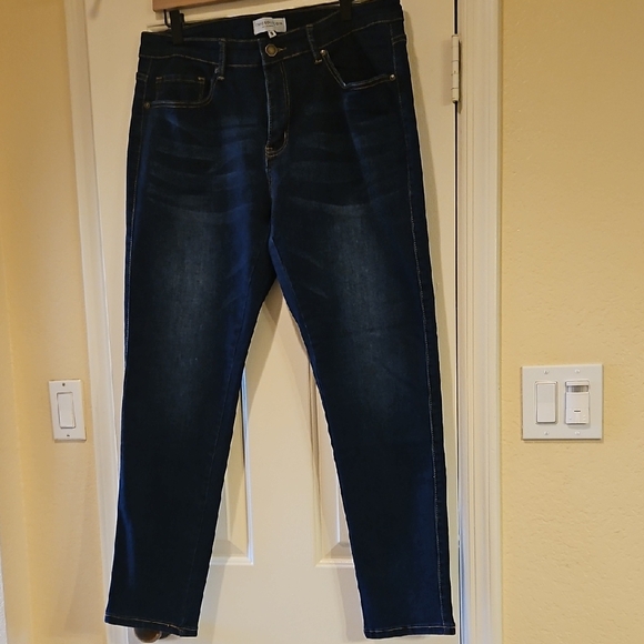 Chic Soul Denim - Chic Soul Skinny Blue Jeans Modern Fit